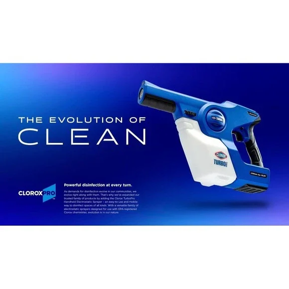 Clorox Turbo Pro Electrostatic Disinfectant Sprayer Cordless - NEW (SEE PHOTOS) - Picture 4 of 12